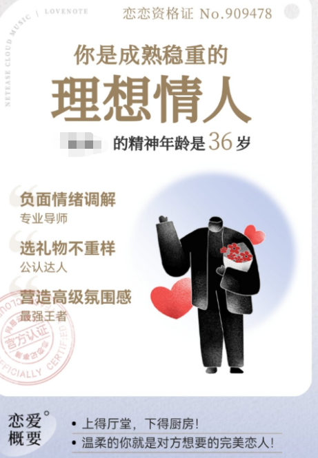 网易云音乐有哪些测试恋爱人格结果