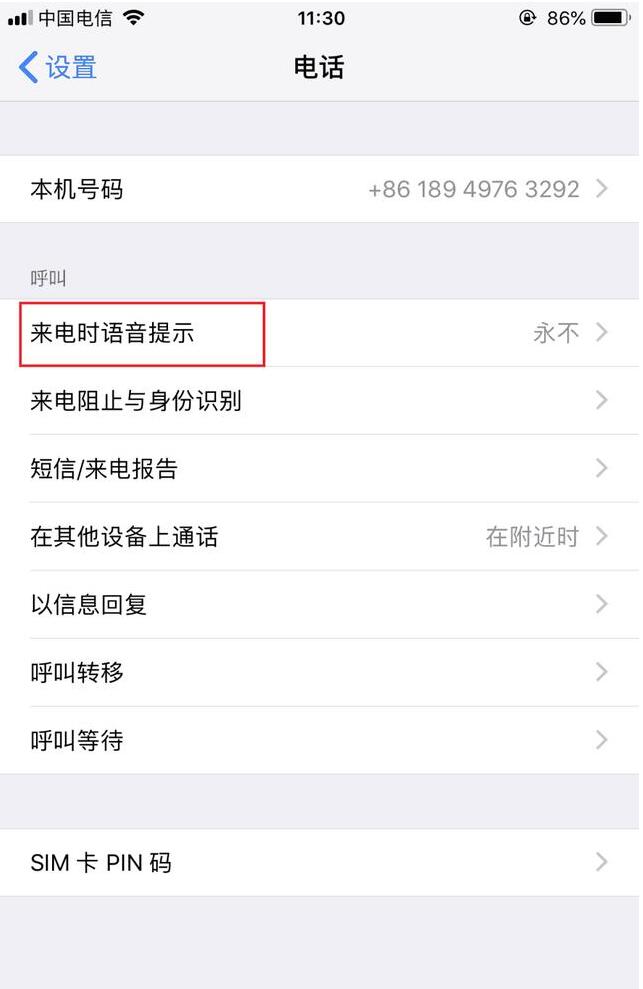 iPhone手机怎样设置可以自动说出来电人姓名？