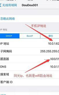 iPhone怎么查看手机ip地址