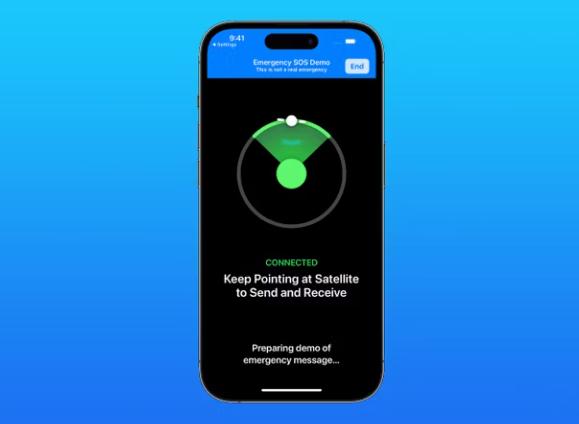 iPhone14的卫星紧急求救功能现已在欧洲推出