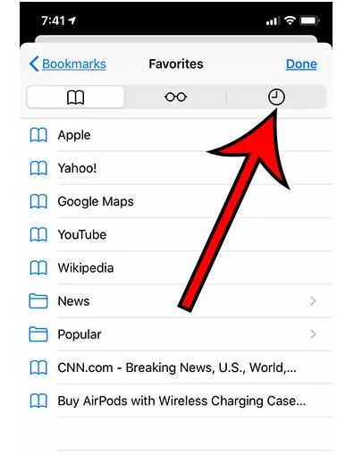 如何在苹果iPhone14上查看Safari历史记录