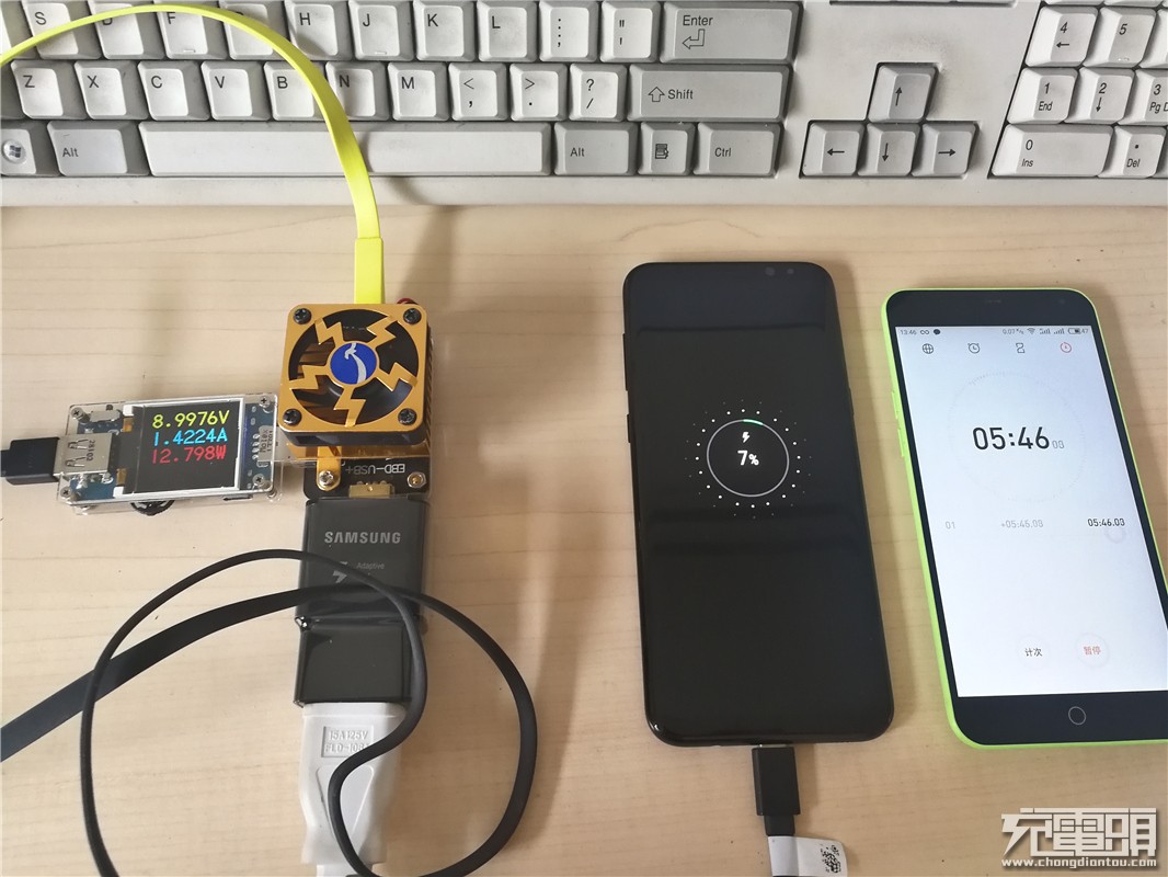 再一次的希望   新一代旗舰三星S8+充电测试-果粉迷