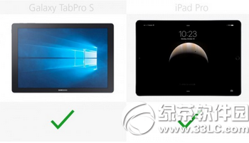 三星galaxy tabpro s和苹果ipad pro对比