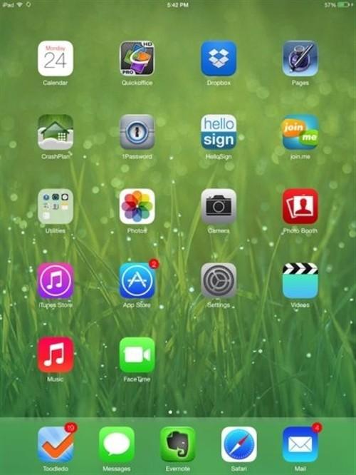 ipad怎么升级ios7?