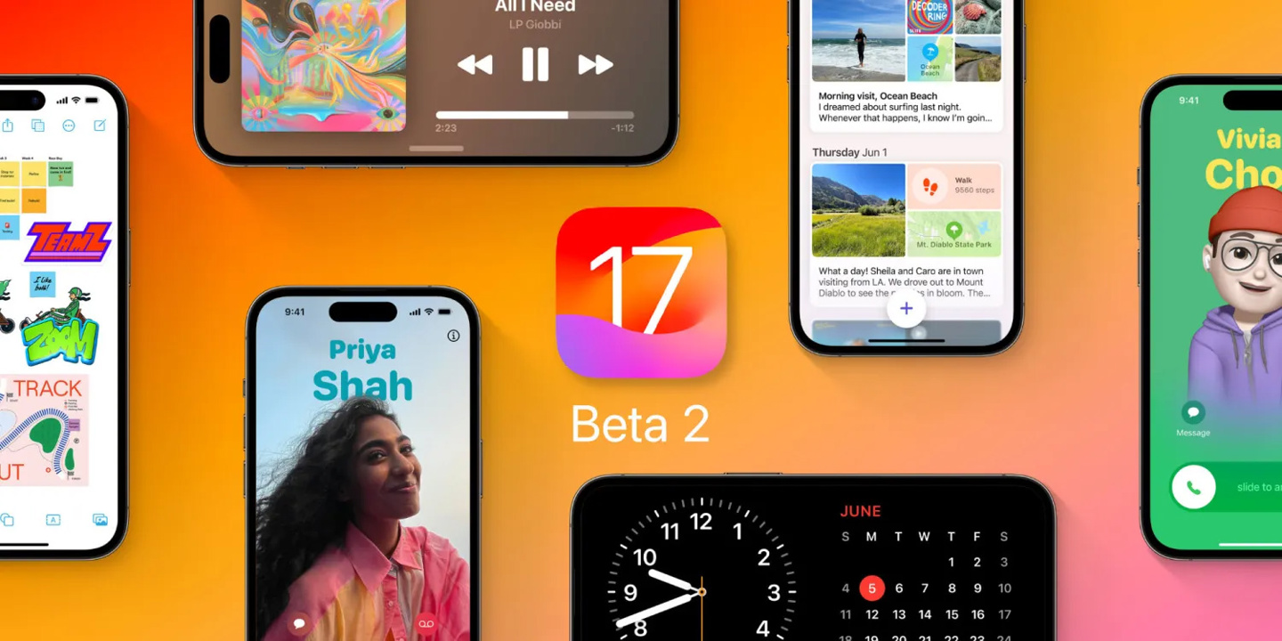 苹果发布 iOS 17 开发者预览版 Beta 2 