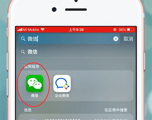 苹果手机找不到微信怎么办