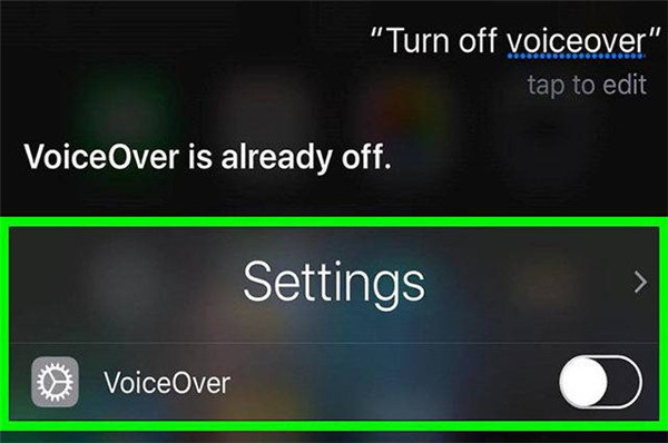 苹果手机怎么关闭voiceover功能