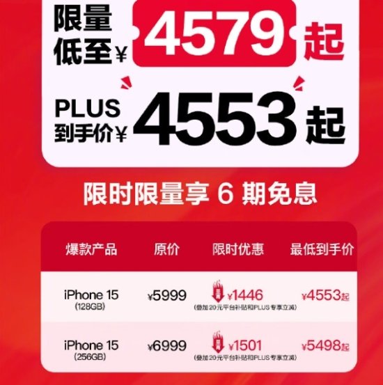 iPhone 15系列售价创新低 苹果中国市场促销大获成功