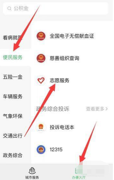 微信志愿者注册信息怎么查询