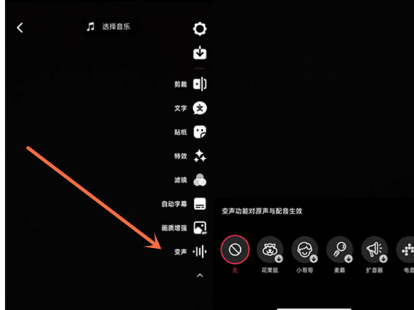 抖音怎么开启说话变声效果