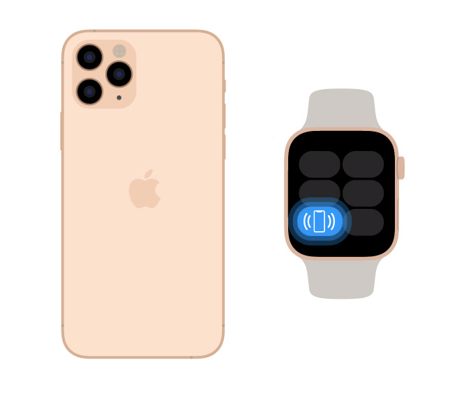 如何通过 Apple Watch 查找 iPhone？