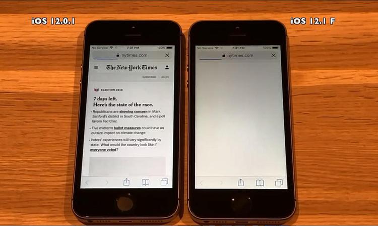 iPhone5S升级哪个系统好？iPhone5S运行iOS12.1/iOS12.0.1各方对比