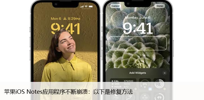 苹果iOS Notes应用程序不断崩溃：以下是修复方法