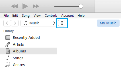 iTunes 上的 iPhone 图标