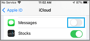 在 Mac 上禁用 iCloud 消息