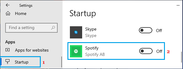 在 Windows PC 上禁用 Spotify 启动