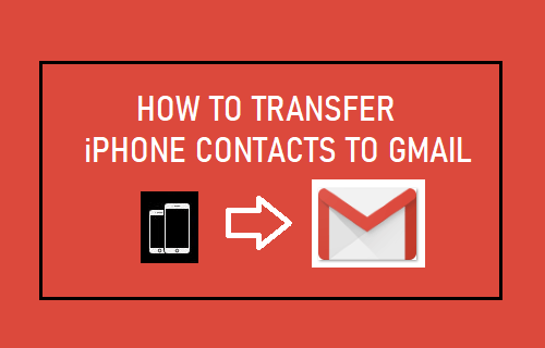 将 iPhone 联系人转移到 Gmail