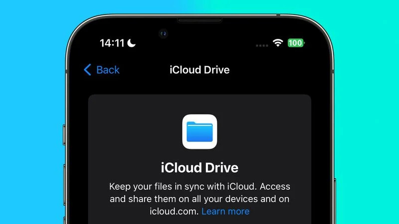 苹果 iOS 17 改进：禁用  iCloud Drive 后，第三方应用仍可继续同步数据