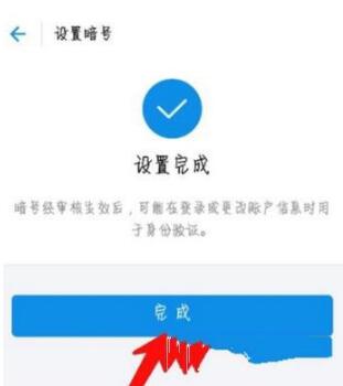 支付宝APP设置图片暗号的操作流程截图